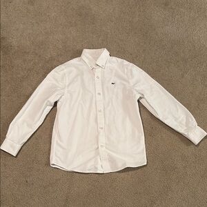 Boys Vineyard Vines white collared shirt size small 8/10 in very good condition
